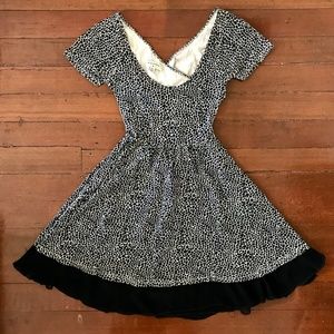 Urban Outfitters Crossed Open Back Skater Dress